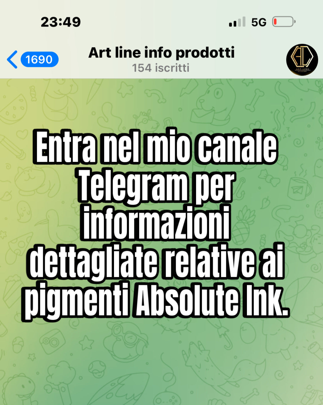 Per avere maggiori informazioni sui pigmenti Absolute Ink e imparare ad utilizzarli correttamente, ti invito a entrare nel mio canale Telegram. Troverai dettagliate guide e suggerimenti sull'utilizzo di questi pigmenti.Link https://t.me/+fiMu1FcM6wljNjE0