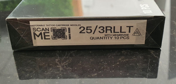 Aghi Pmu BALANCE – ABSOLUTE INK  3 PUNTE 0,25 3RLLT. – 10pz LONG TAPER  ATTEZIONE IN PREORDINE!!